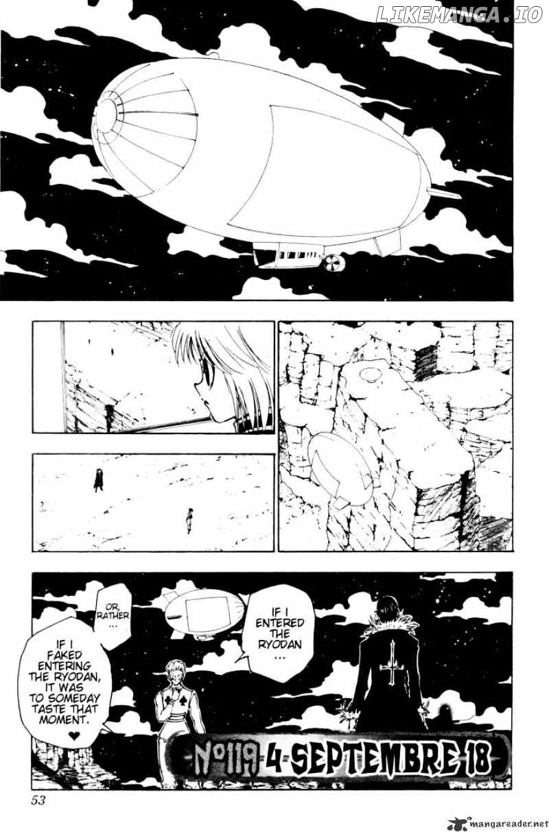 Hunter x Hunter, Chapter 119 image 01
